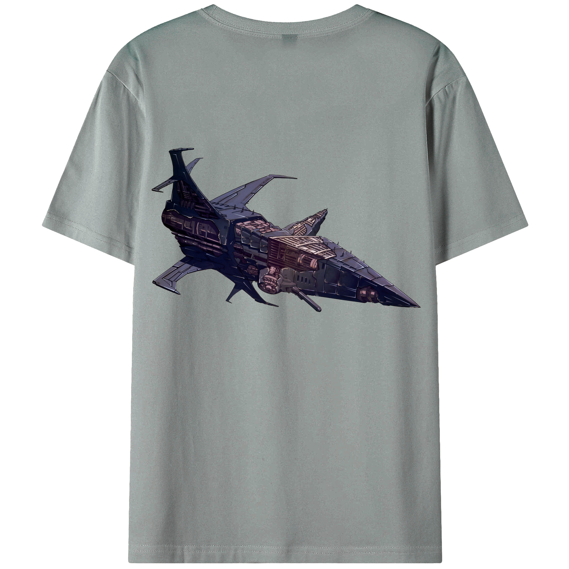 （画像用）  綿100％ メンズ半袖Tシャツ（バックプリント） 通気性